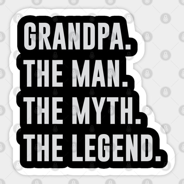 Grandpa Man Myth Legend Sticker by Venus Complete